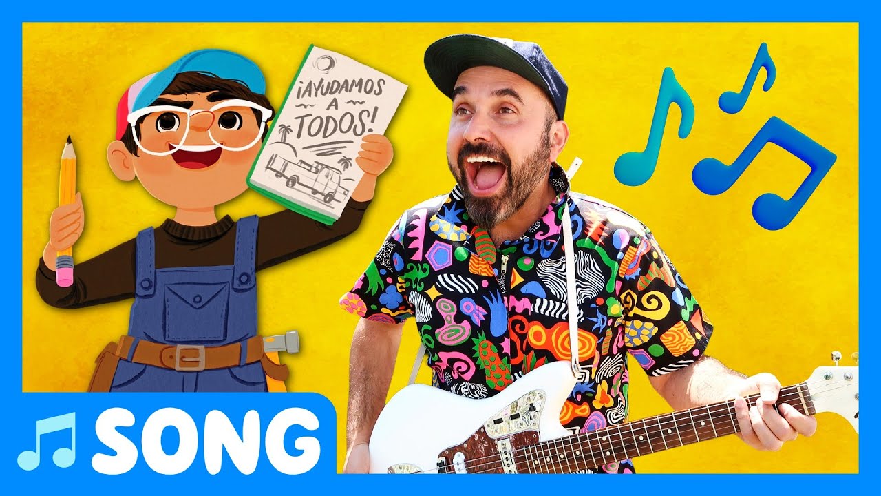 Fix-It Familia 🔧 Book Song for Kids | Lucky Diaz and the Family Jam Band