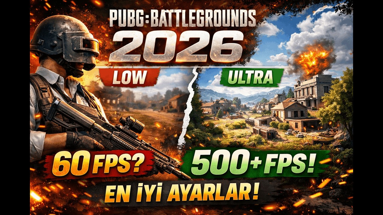 2026 PUBG FPS AYARLAR PUBG STEAM GRAFİK YARLARI