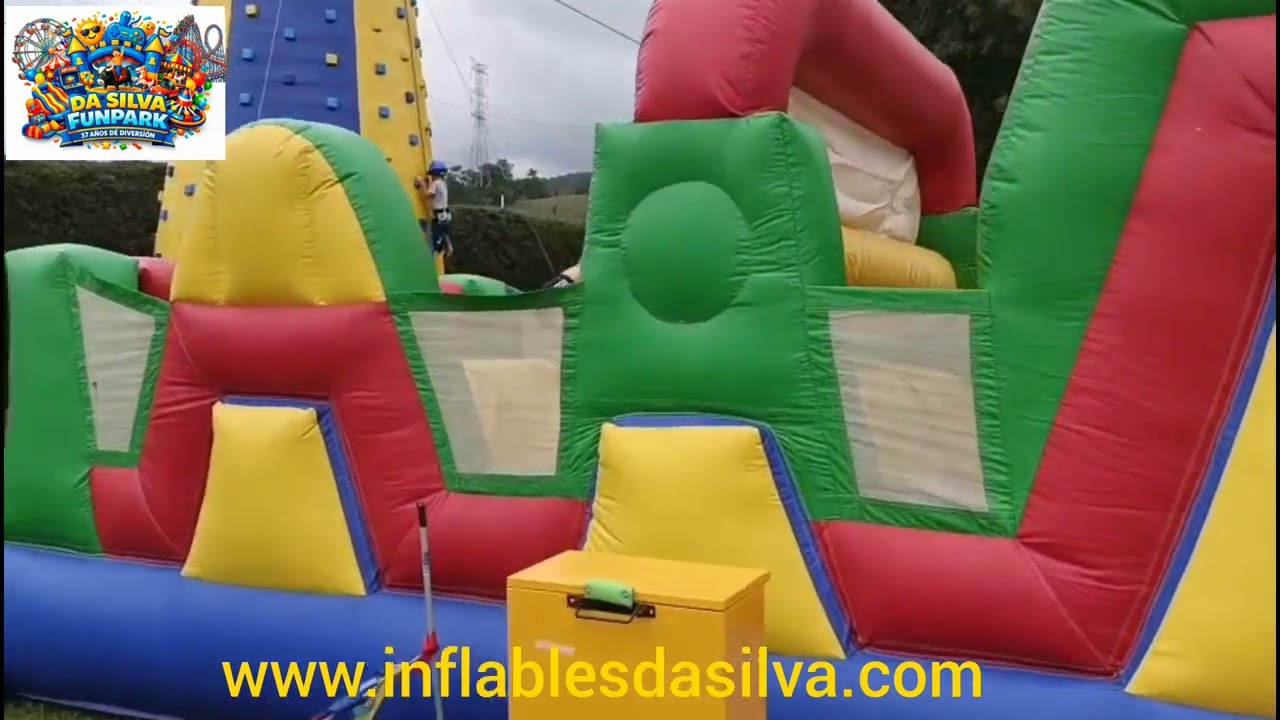 Alquiler y Venta de inflables y juegos mecanicos. Obstaculo Gigante.