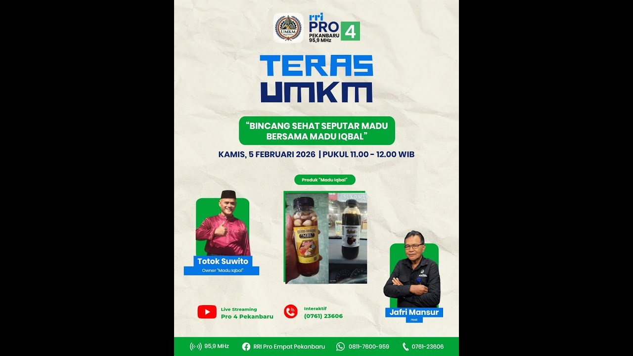 PENGENTASAN KEMISKINAN   PRO 4 PEKANBARU EDISI KAMIS 5  FEBRUARI 2026