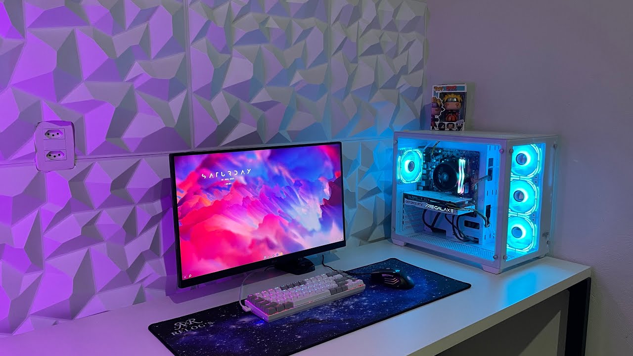 MEU INCRÍVEL SETUP BRANCO junho 2023
