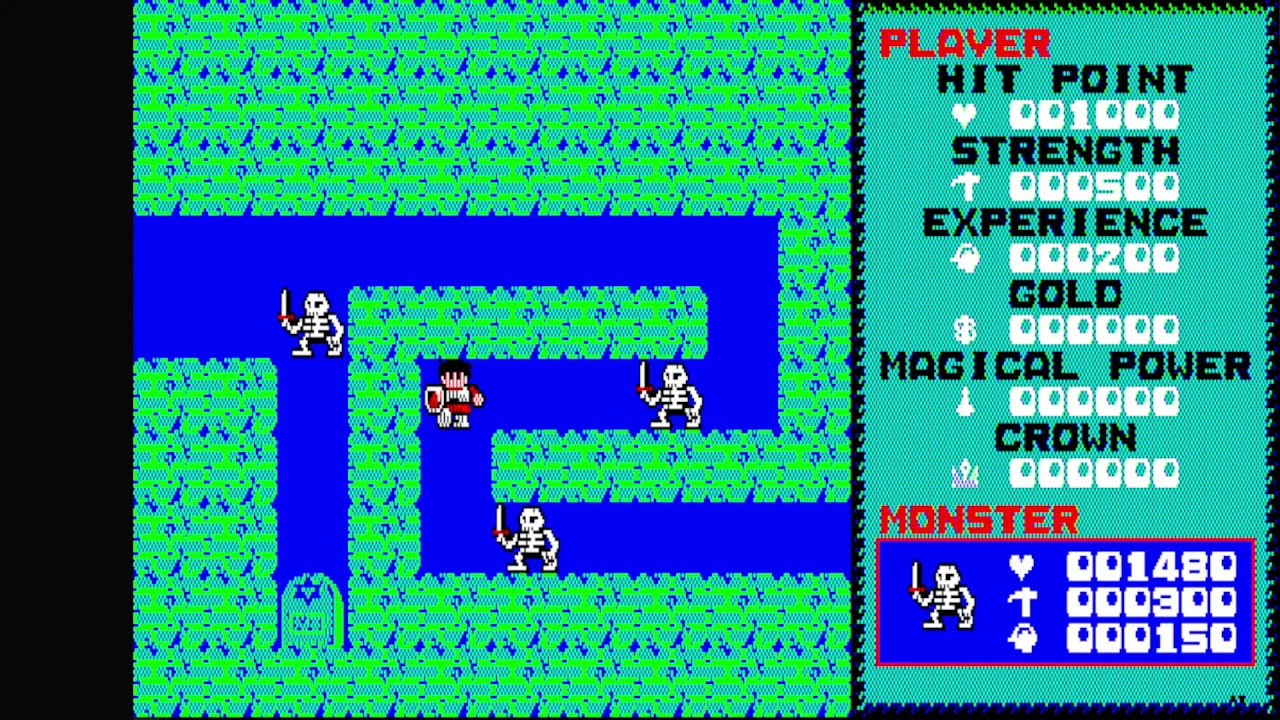 【レトロゲーム】 PC8801：ドラゴンスレイヤー