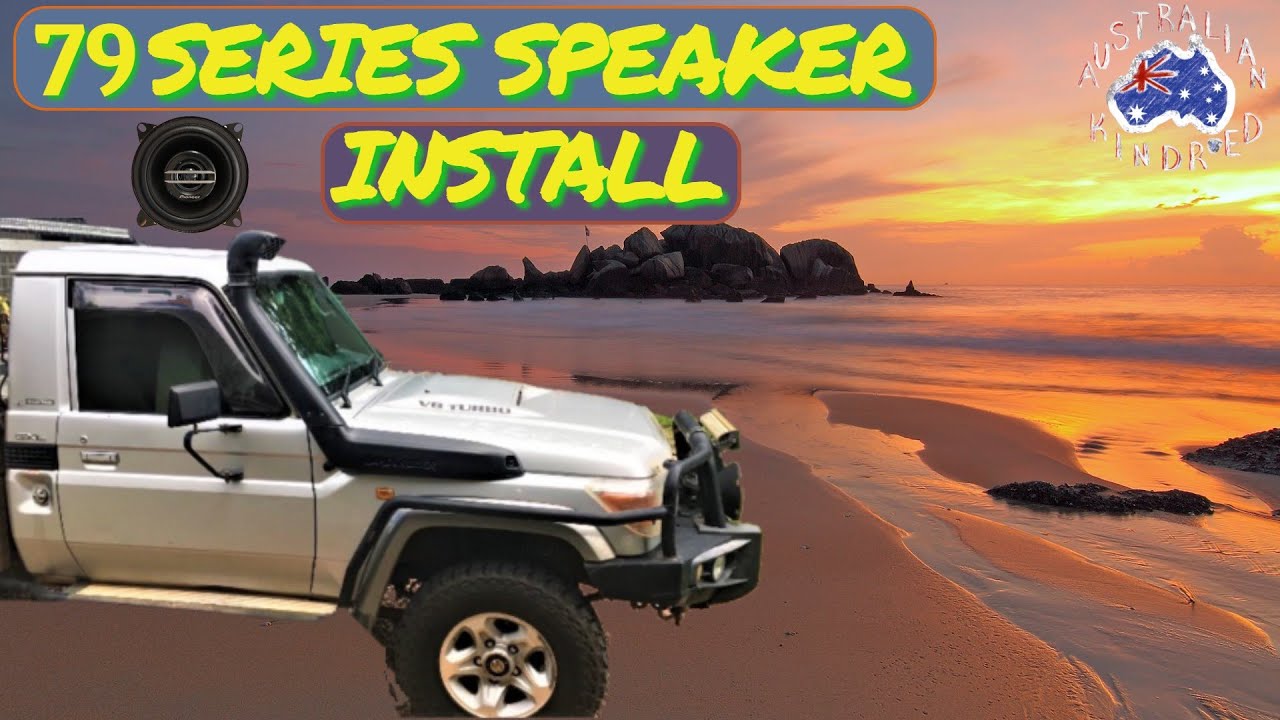 Toyota Landcruiser 79 Series Dash Speaker Install