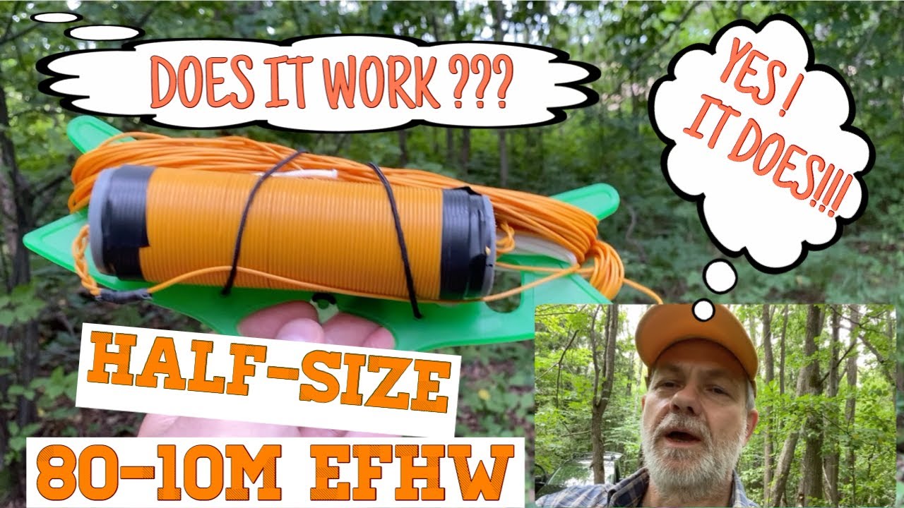 SHORTY 80 -10m EFHW ! Field test.