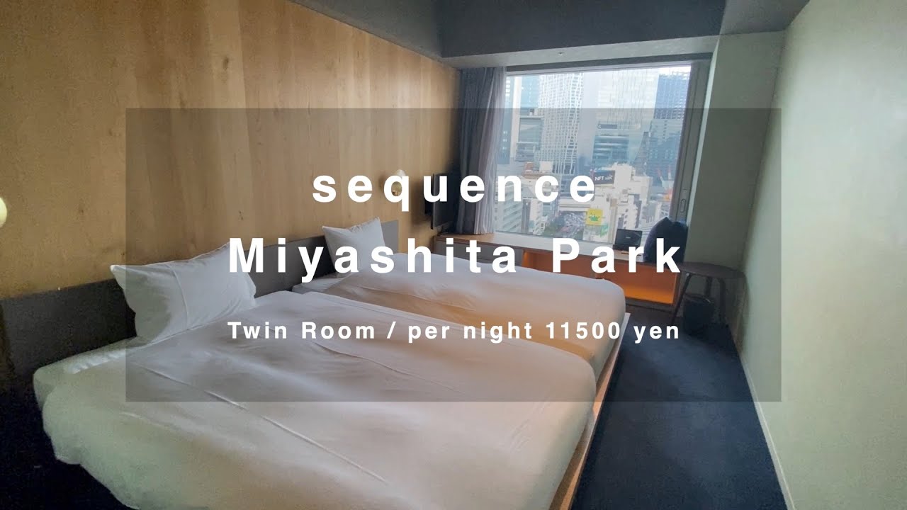 sequence Miyashita Park Twin Room 16 days