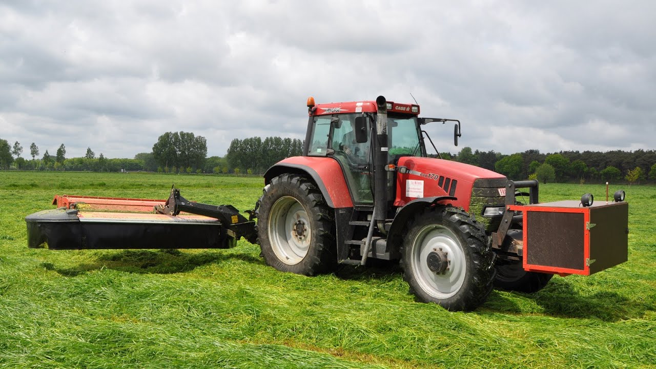 Case IH cvx 170 & Vicon Extra 632T - Loonw. Luc Willems - gras maaien