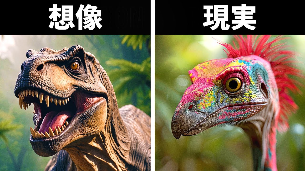 恐竜の姿は想像とは全く違っていた
