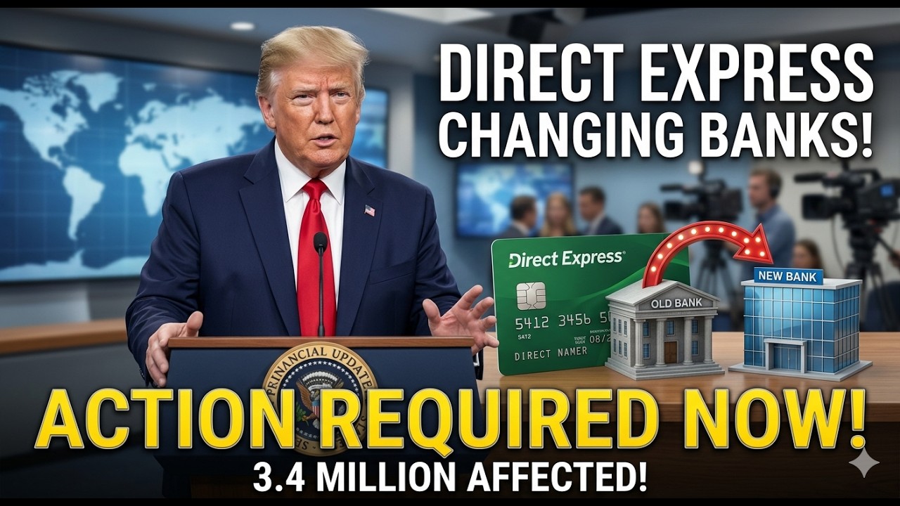 ПРЕДУПРЕЖДЕНИЕ Direct Express! Миллионы людей должны действовать СЕЙЧАС, пока смена банка не прив...