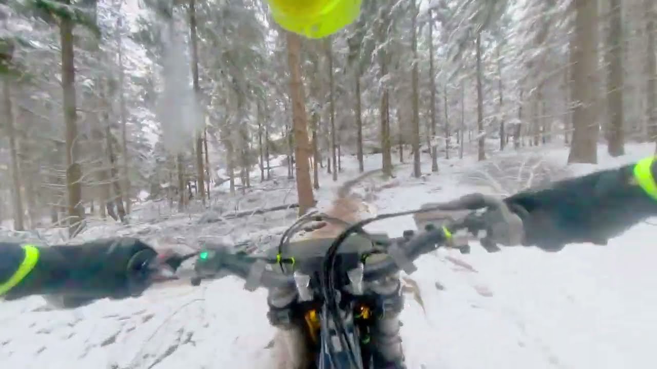 First Ride of winter Husqvarna Fe 250 Enduro