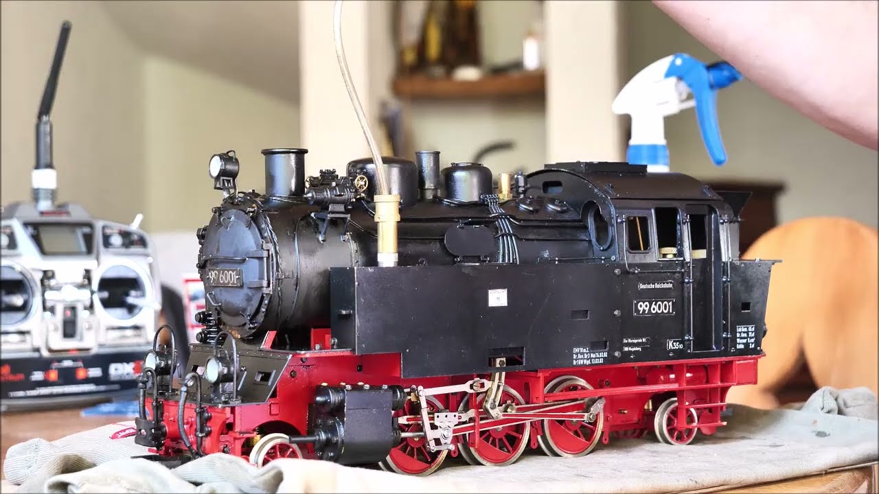 Live Steam 99 6001 von Ralph Reppingen auf der LGB Gartenbahn 