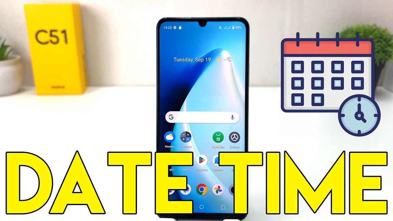 How to Change Date & Time in Realme C51 - Time Zone Settings