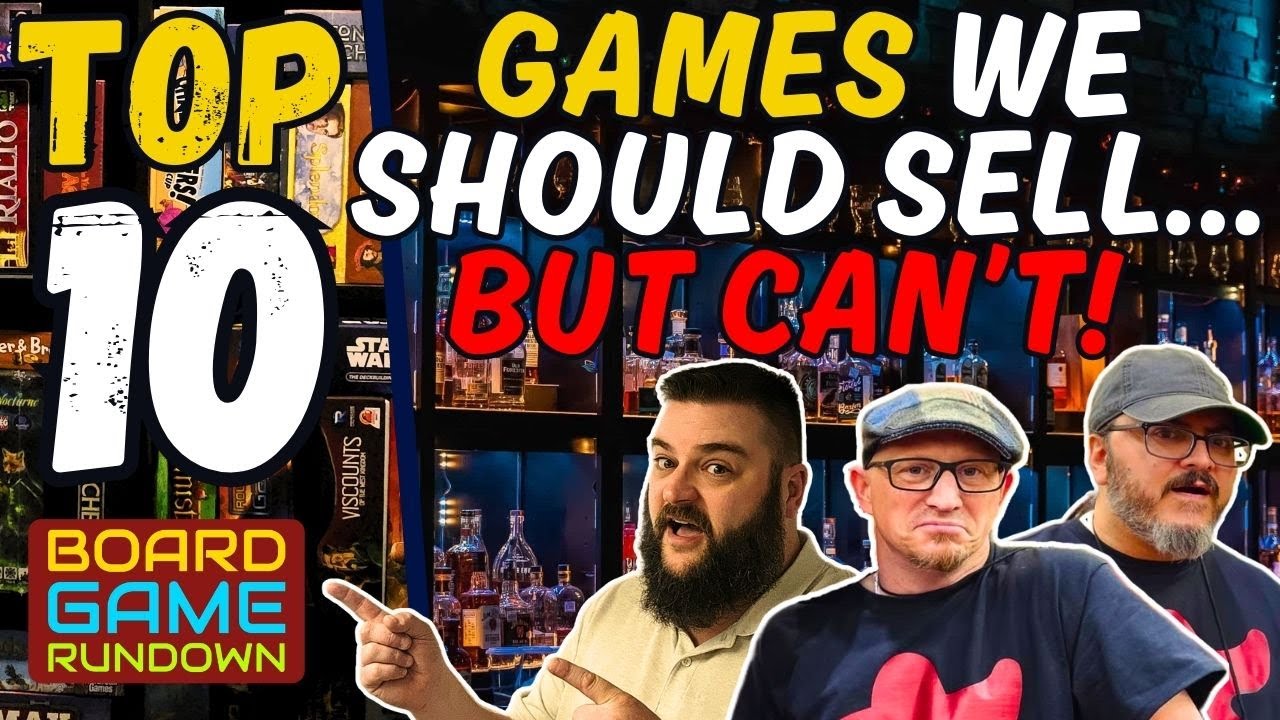Top 10 Games We Should've Sold...But Didn't! | WHISKEY WEDNESDAY LIVE @ 8!