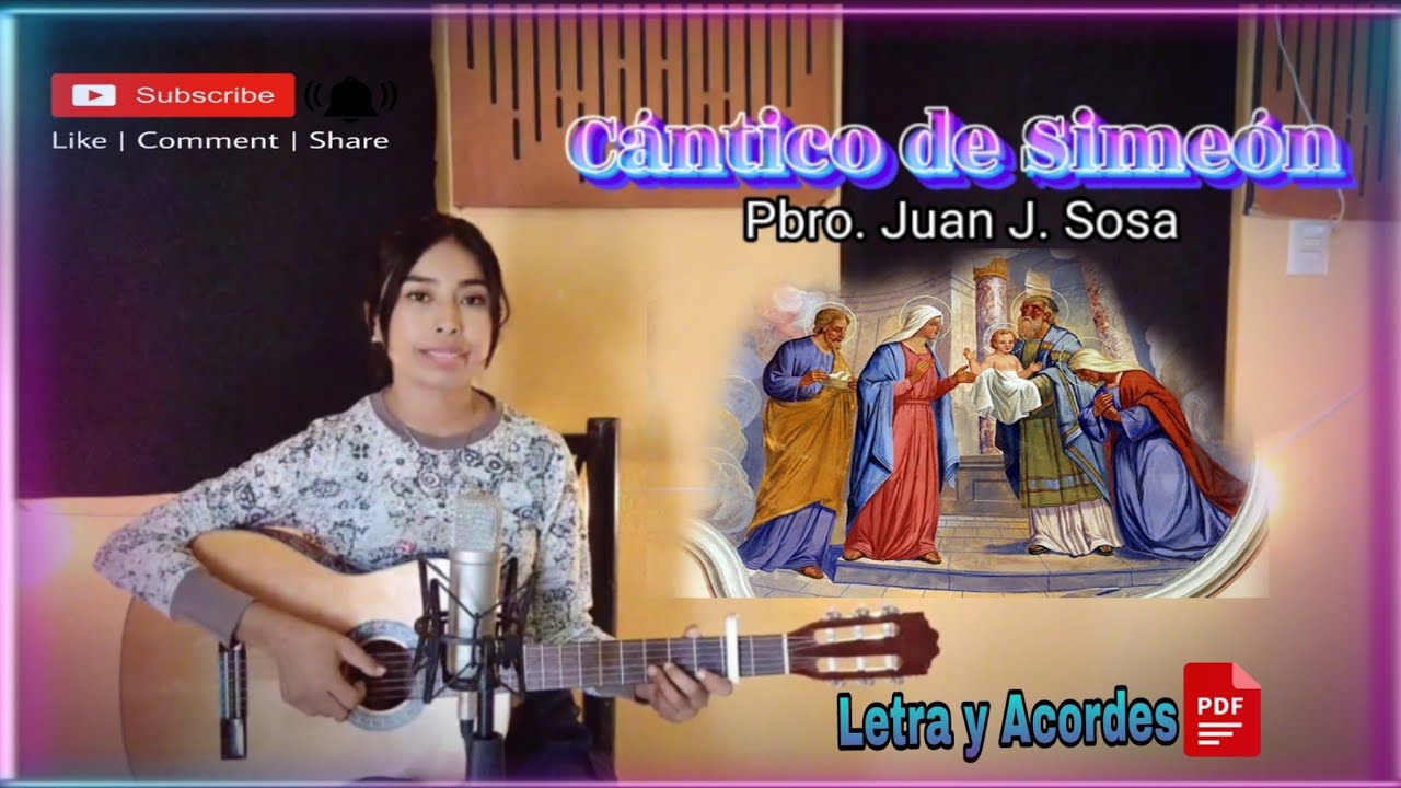 Cántico de Simeón - La Presentación de Jesus (Letra y Acordes PDF)