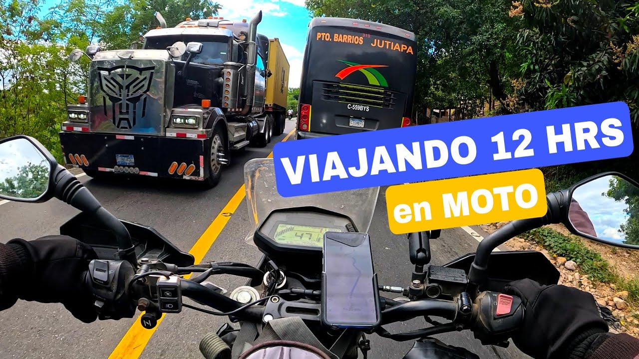 De GUATEMALA a SAN PEDRO SULA Honduras en MOTO