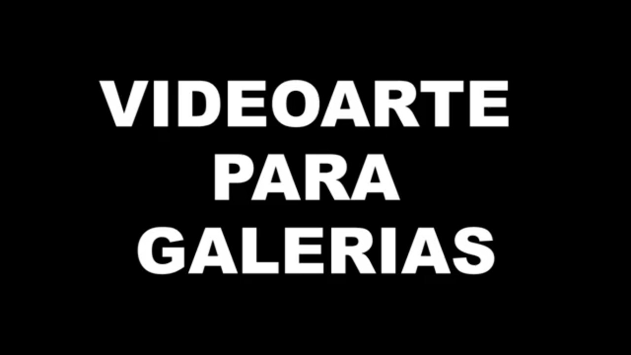 Videoarte para galerias - Alessandro Santana (2026)
