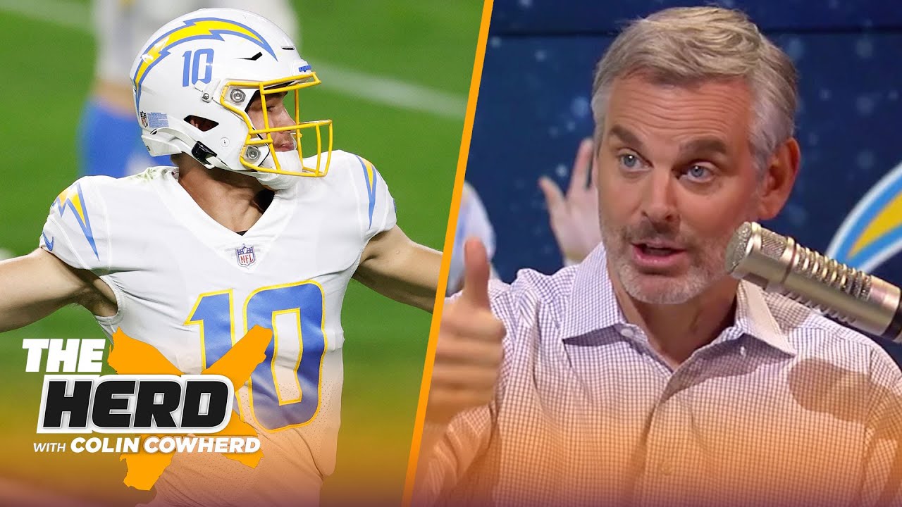 Justin Herbert could be an elite QB, talks Jon Gruden & Raiders after loss — Colin | NFL | THE HERD