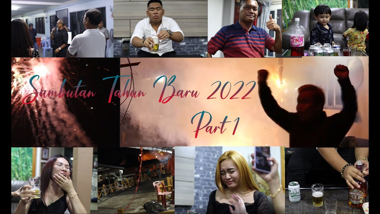 VLOG Iban - Sambutan Tahun Baru 2022 di Rumah Mathew Rantau Panjang Sibu - Part 1