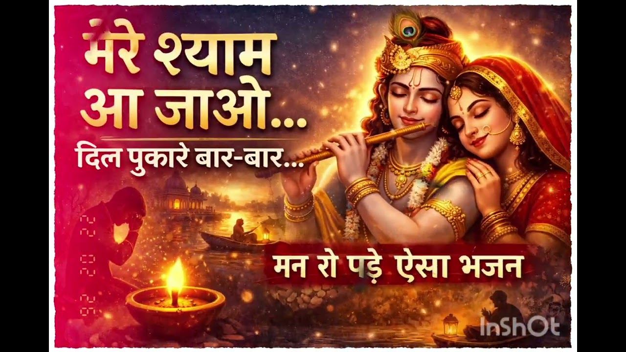  मेरे श्याम आ जाओ 😭❤️ | दिल को रुला देने वाला कृष्ण भजन  सबसे दर्द भरा भजन 2026 Radhe Krishna Bhajan