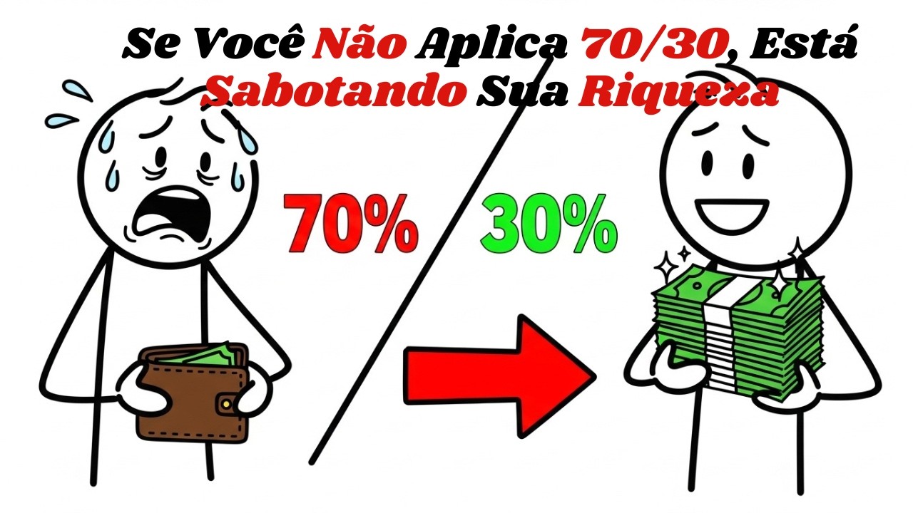 Do Zero ao Controle Total: A Regra 70/30 Que Me Ensinou a Enriquecer