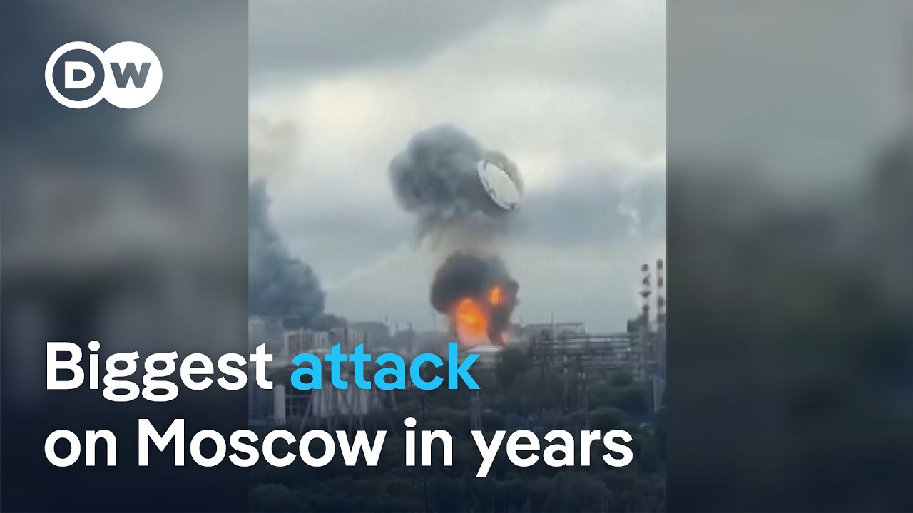 Ukraine launches 'largest drone strike' on Moscow, Russia vows response | DW News