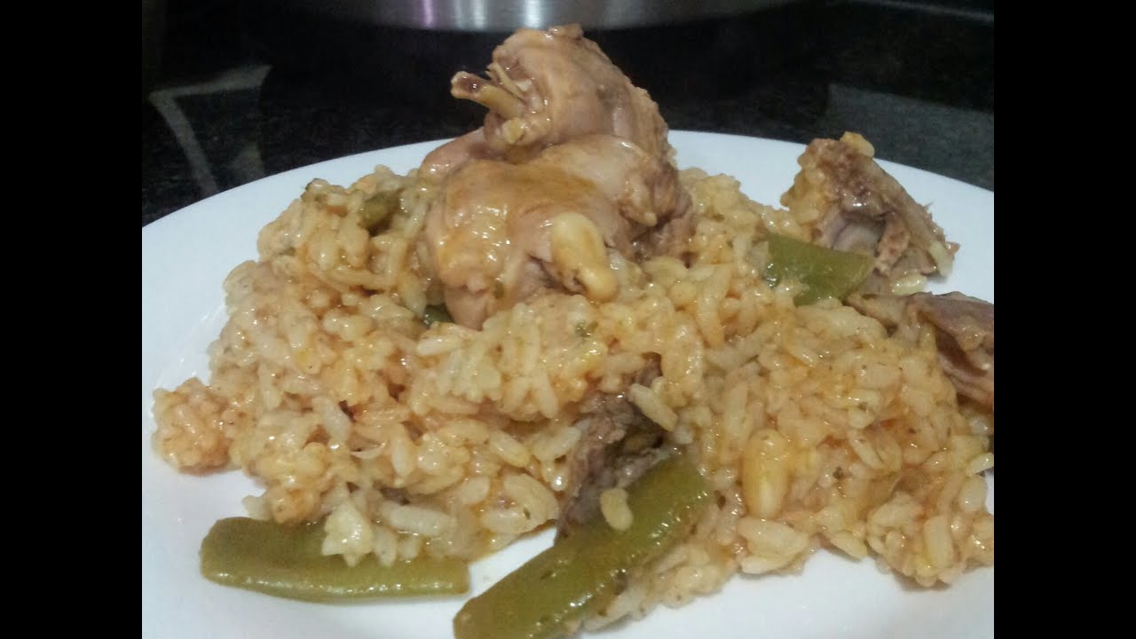 Arroz de conejo a mi manera en olla GM