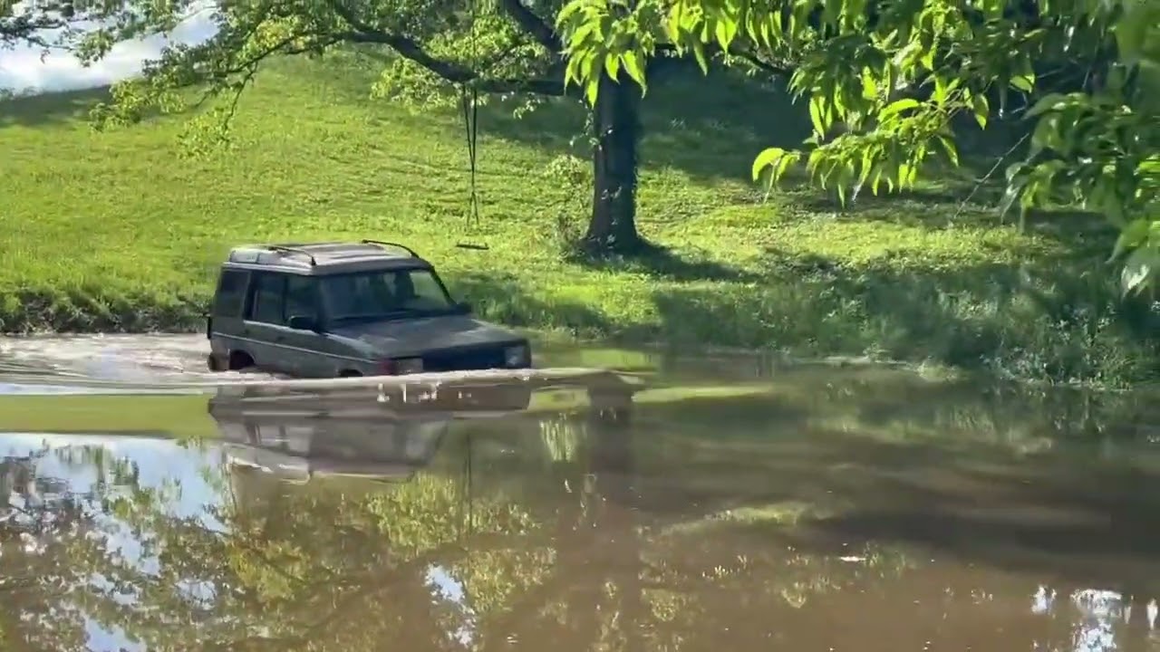 Discovery 1 in the pond