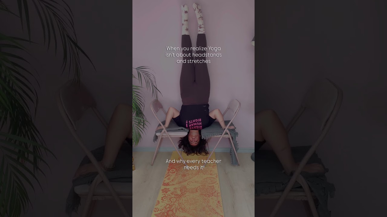 Calm and steadiness while the storm hits #yogapractice #breathe #teacherwellbeing #yogalife