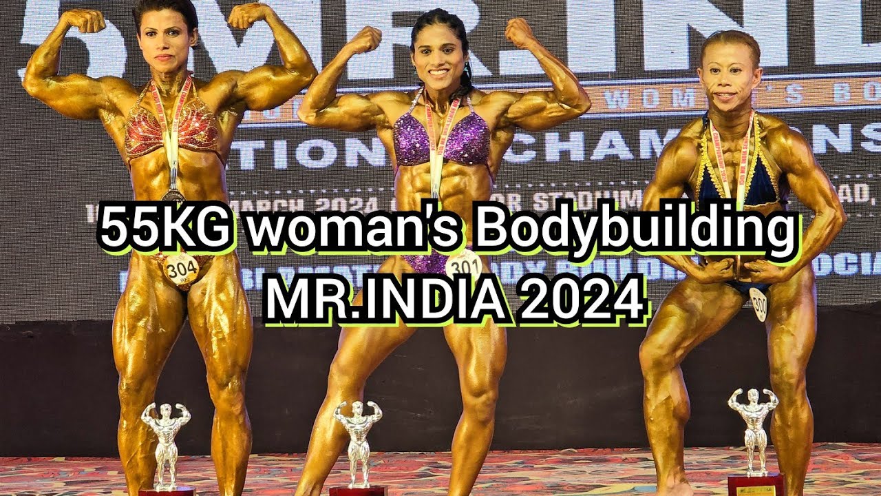 Mr.India 55KG woman's Bodybuilding competition  2024