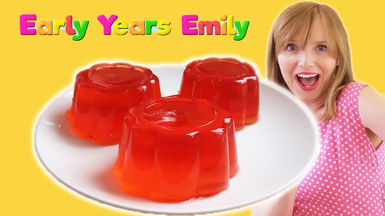 Jelly on a Plate | Nursery rhymes | WITH REAL JELLY  + party food | Verb spotter song |