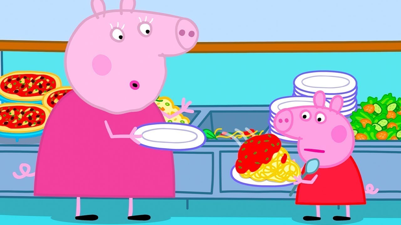 El buffet del crucero | Los cuentos de Peppa la Cerdita