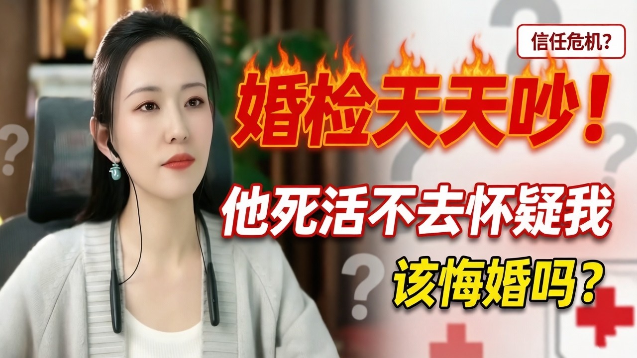 互相怀疑出轨性病！情侣组团咨询婚检：该结婚还是分？