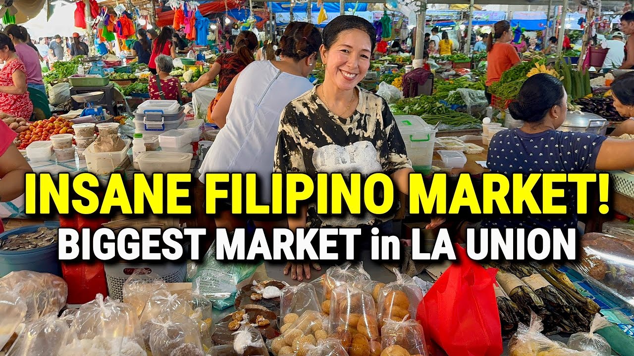 BIGGEST Food Market in LA UNION 🇵🇭 BEST Filipino Food Tour You Must See in the Philippines!