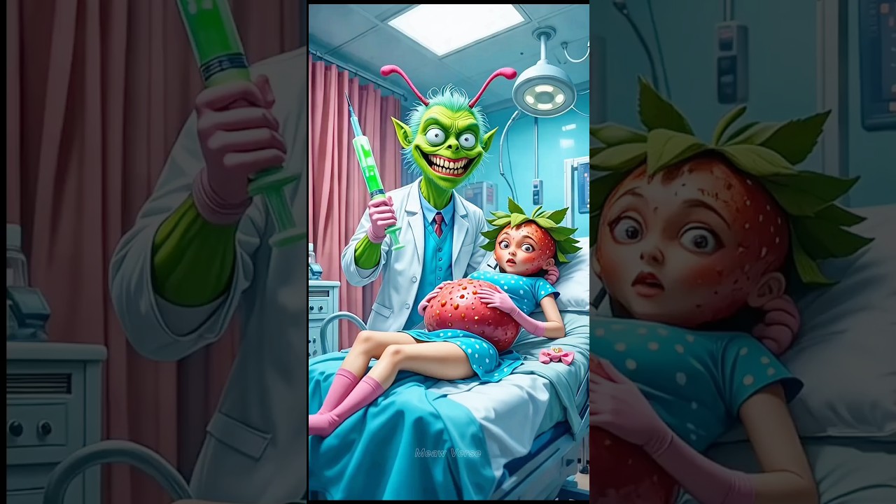 ❤ Evolution of Baby: Strawberry Patient screamed in pain 😱 Meaw Verse ✅ #cat #cute #love #shorts