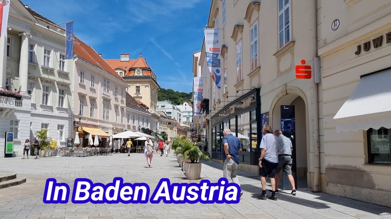 Strolling and window Shopping at Baden