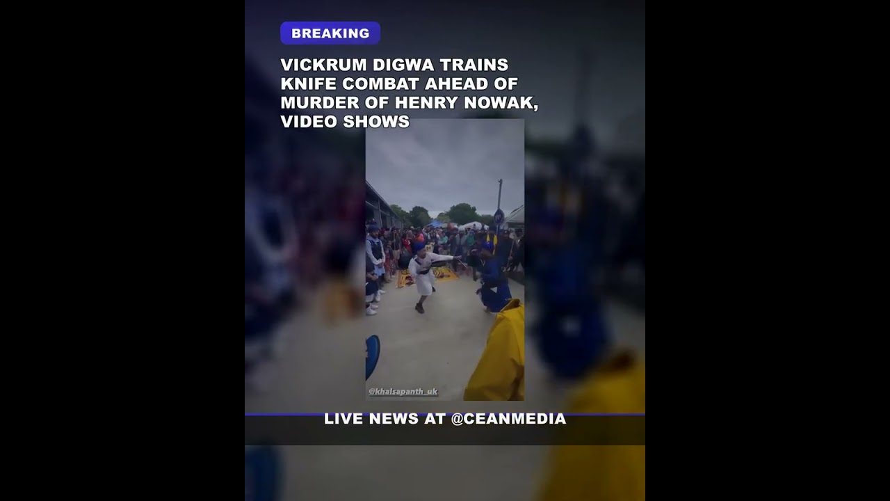 Vickrum Digwa Trains Knife Combat Ahead of Murder of Henry Nowak, Video Shows