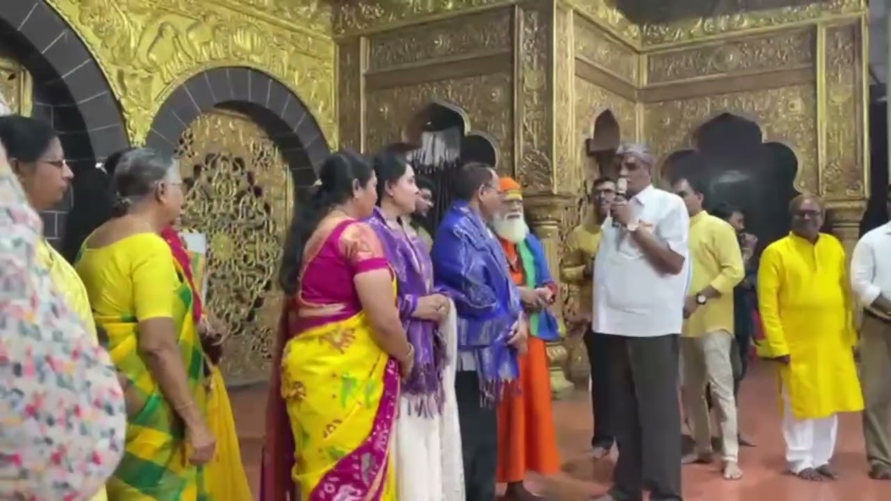 108 Haratis festival in Shirdi - CEO Sai Sansthan and Sri Vedananda baba felicitation 