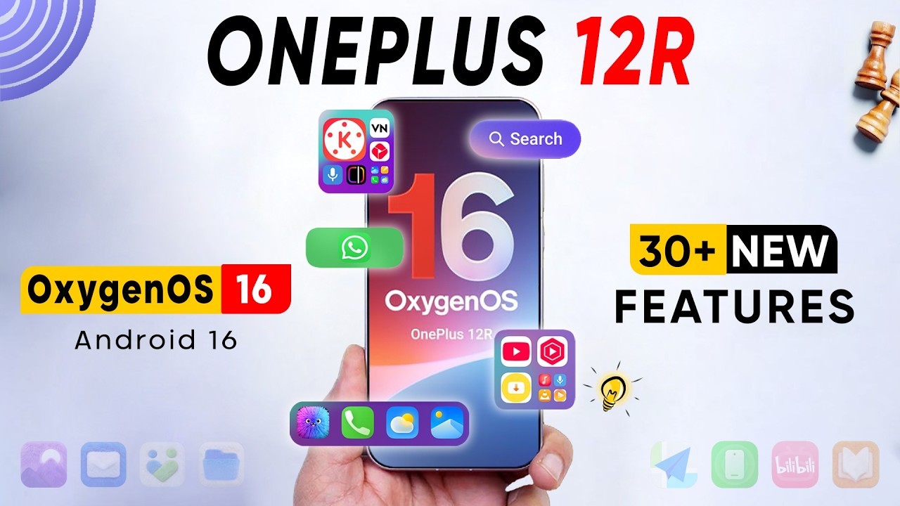 OnePlus 12R OxygenOS 16 Update 50+ Amazing Features | Android 16 Update | OnePlus 12 New Update🔥🔥