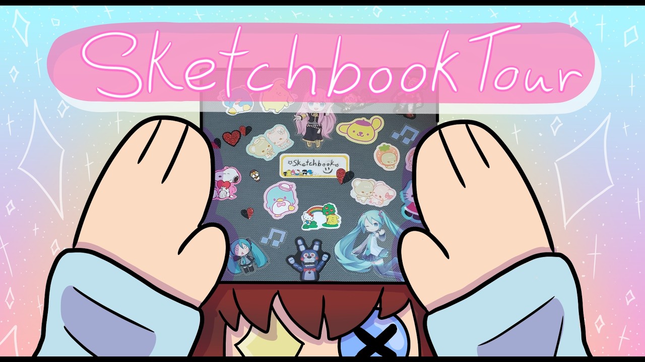 My First Sketchbook Tour! || sketchbook tour + commentary ||