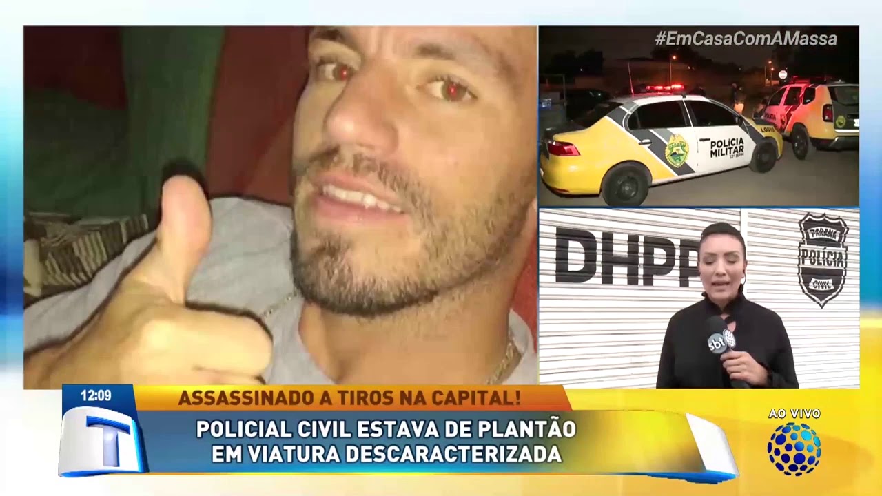 Policial civil foi assassinado a tiros no Parolin - Tribuna da Massa (13/04/2020)