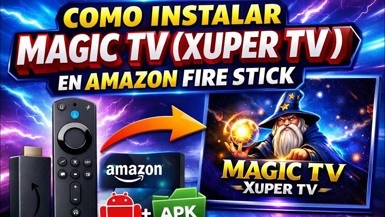 COMO INSTALAR MAGIC TV ( XUPER TV ) en AMAZON FIRE STICK .