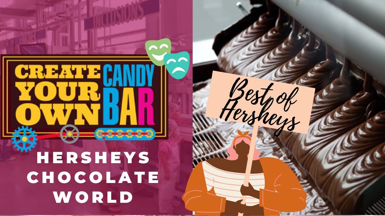 Hershey's Chocolate World | Factory Tour | Create your own chocolate and see how its made??