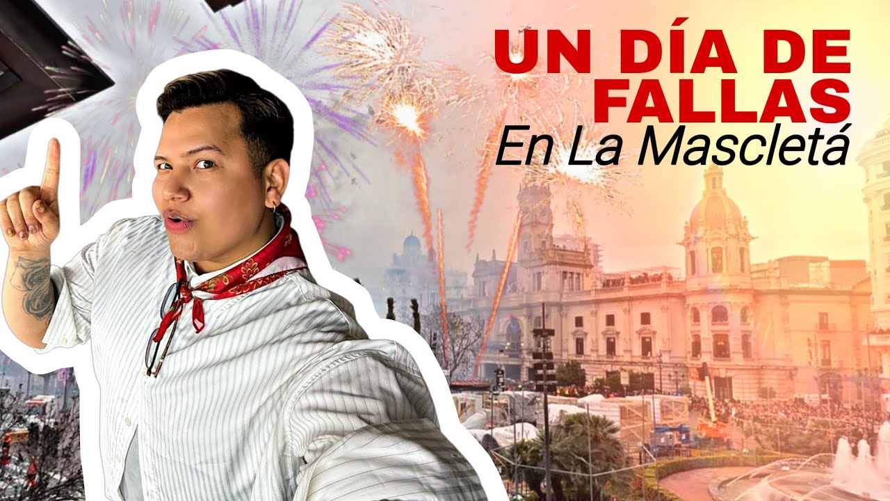 Un día de FALLAS EN LA MASCLETÁ 2026 Valéncia España 