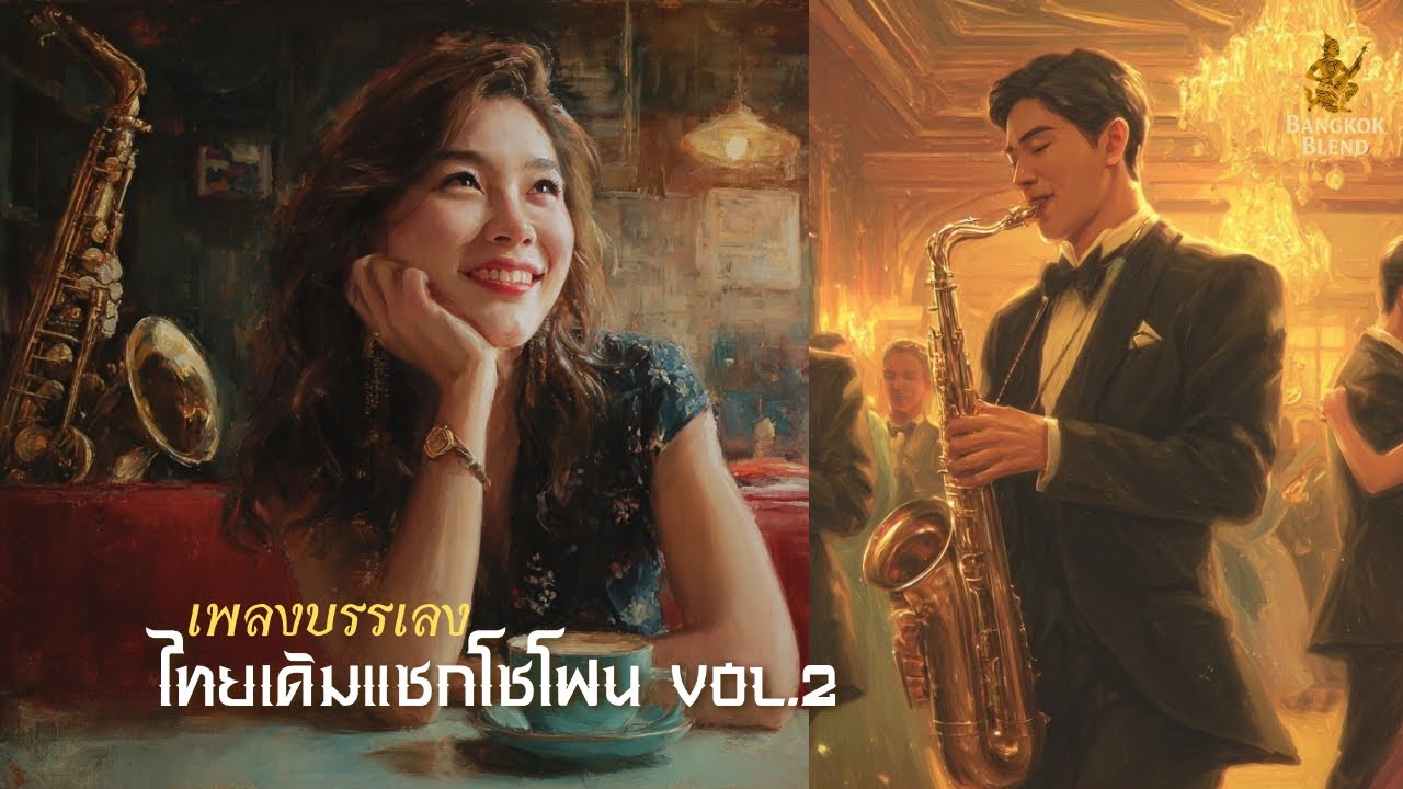 Long Play เพลงบรรเลงไทยเดิมแซกโซโฟน Vol.2 Thaiderm Saxophone - Bangkok Blend 