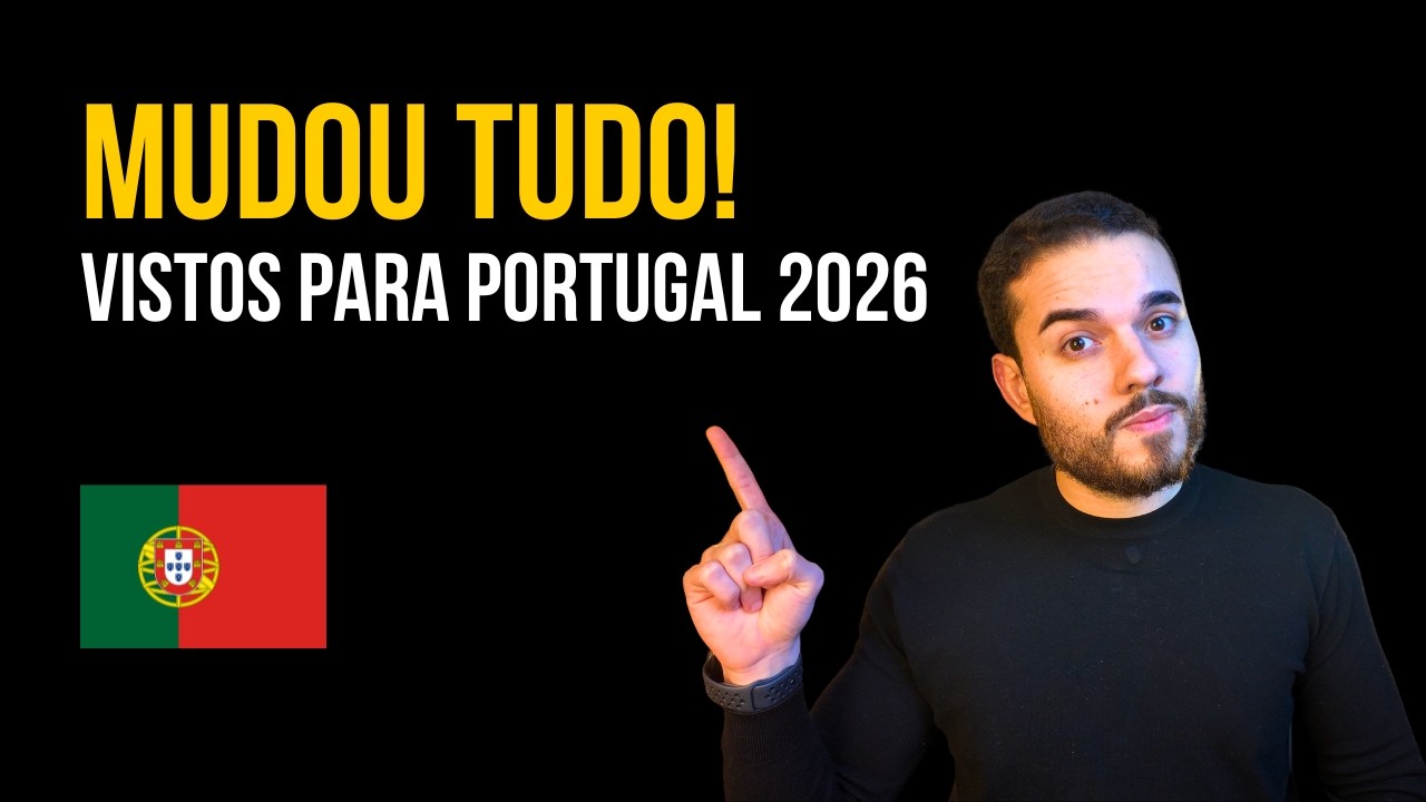 VISTO PARA PORTUGAL MUDA NO BRASIL: Agora é só PRESENCIAL