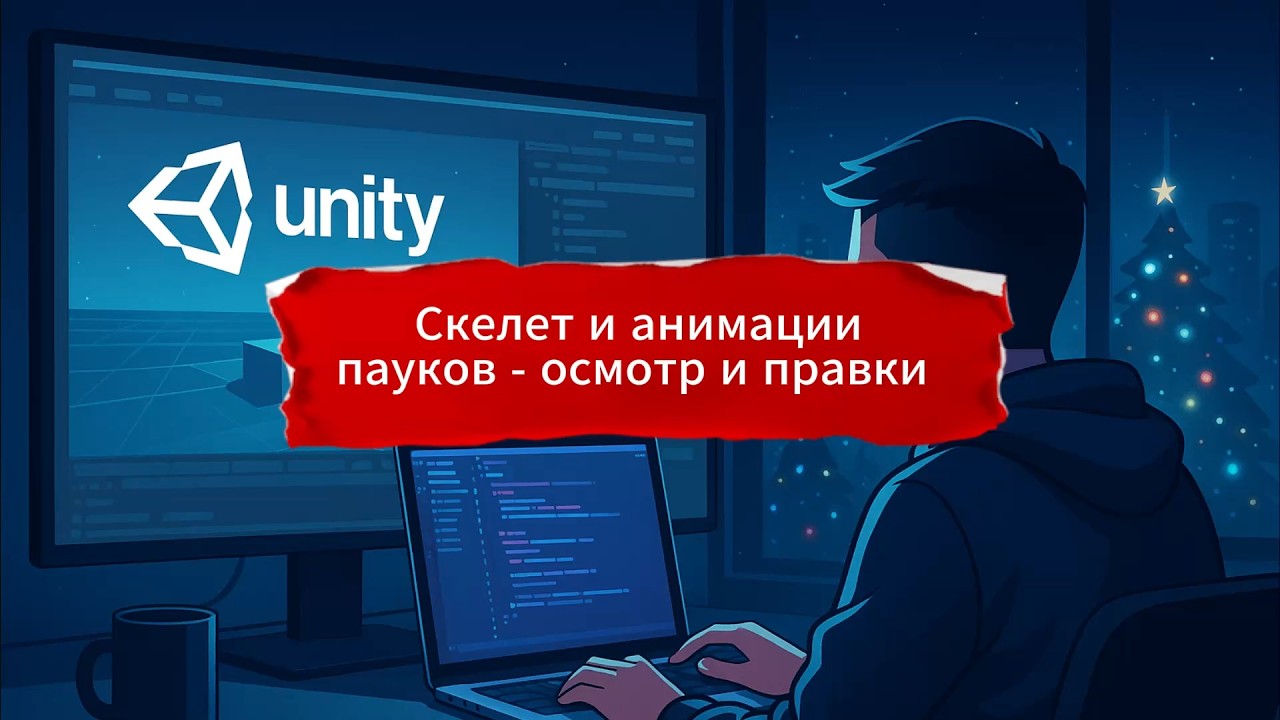 Скелет и анимации пауков - осмотр и правки