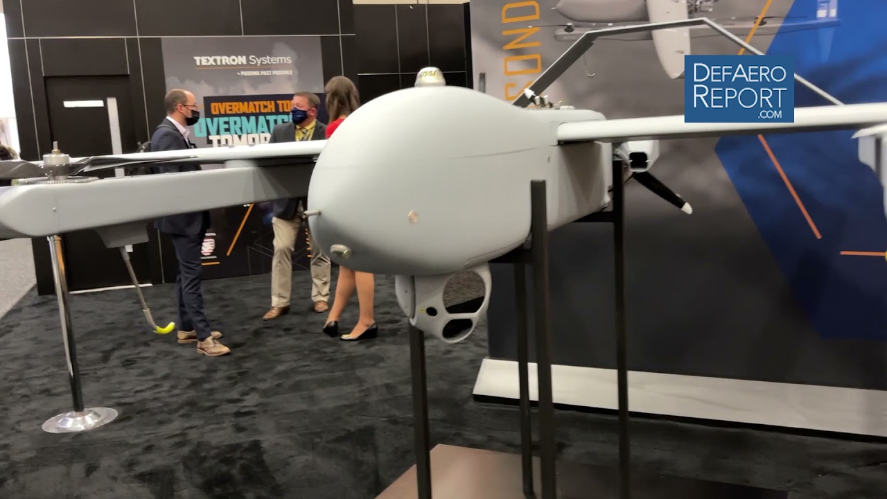 Textron’s Aerosonde Hybrid Quadrotor Drone at AUSA 21