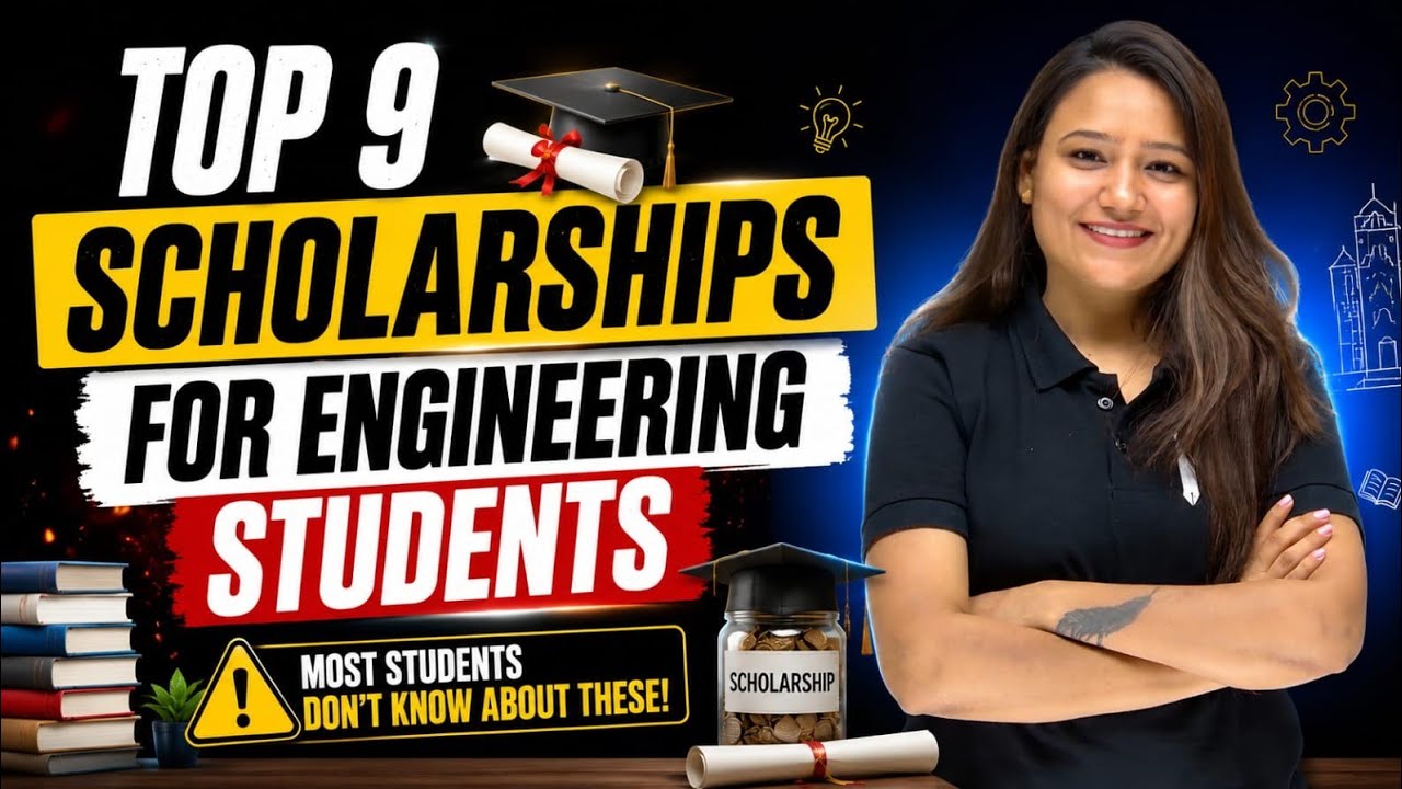 📢 TOP 9 SCHOLARSHIP FOR ENGINEERING STUDENTS | NEW SCHOLARSHIP 2026 | APPLY FAST ⏩