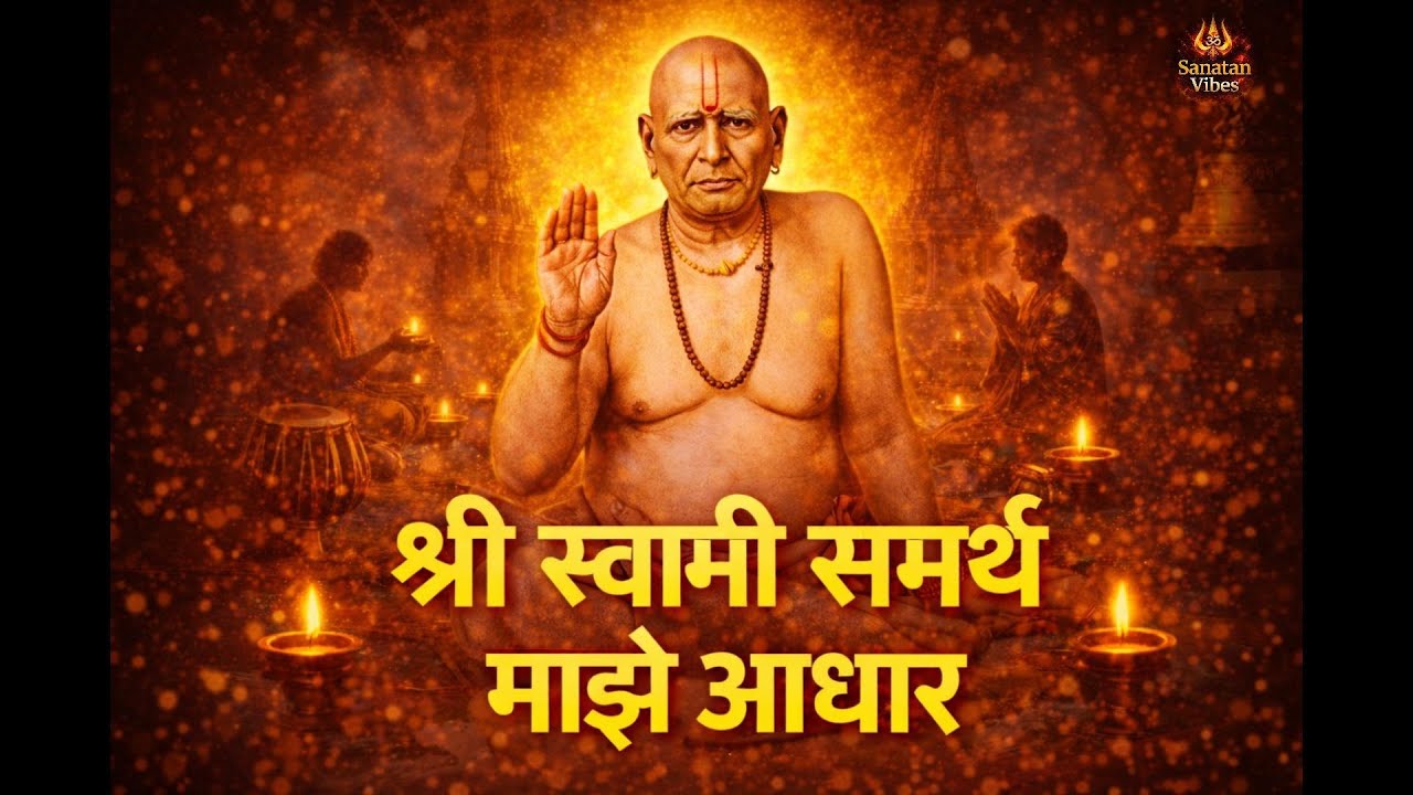श्री स्वामी समर्थ | माझे आधार | Powerful Marathi Bhajan | Jai Jai Swami Samarth | Sanatan Vibes
