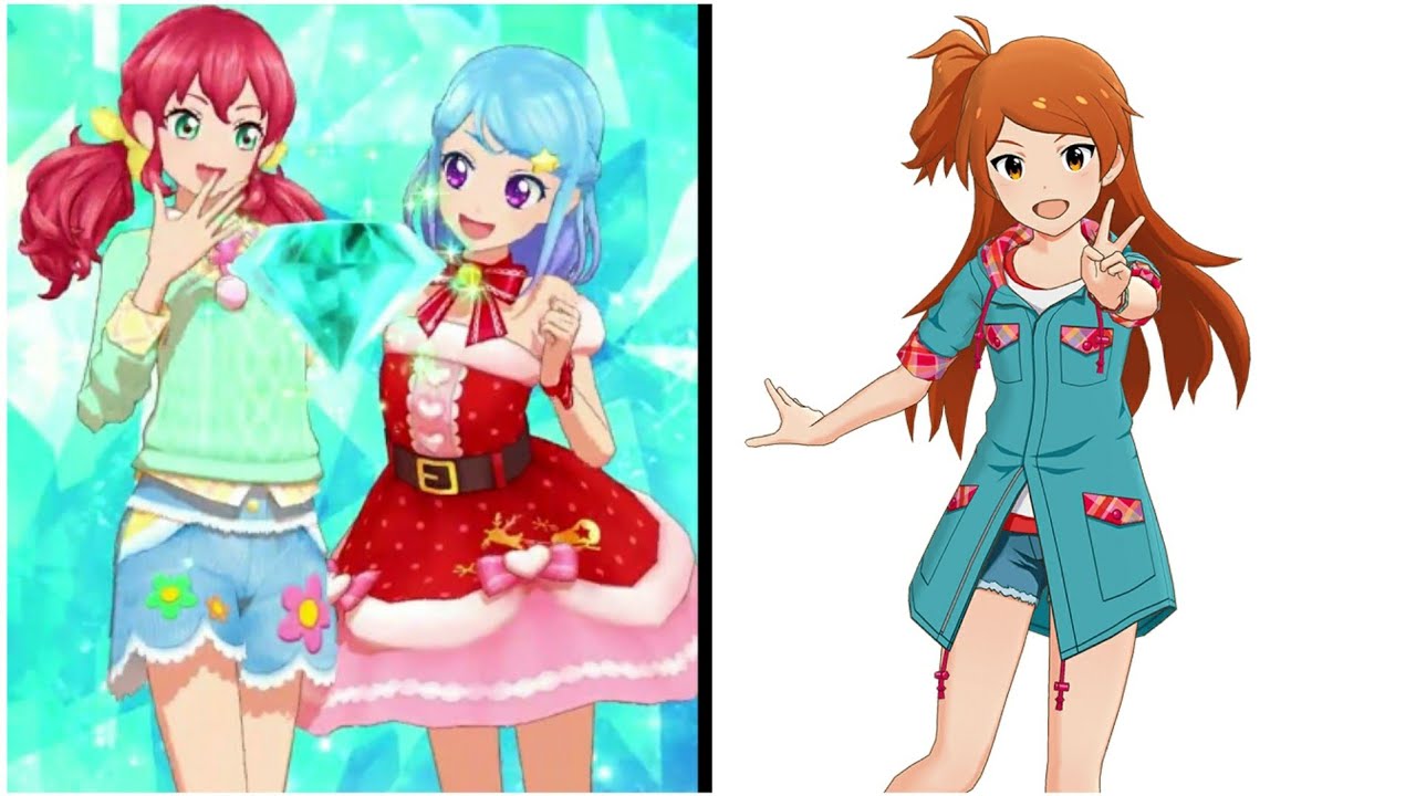 ミリシタの大神環ちゃんみたいなコーデ  明日香ミライ＆ピュアパレットのカレンダーガール【アイカツフレンズ！】