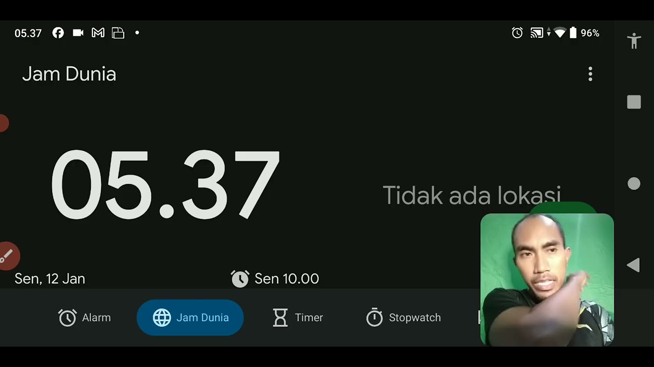 Cara Menggunakan Aplikasi Bawaan Jam dan Fiturnya pada Hp Android ASUS Maxpro M1